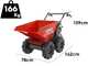 GeoTech Pro MiniTruck 500 - Brouette motoris&eacute;e 4x4 avec moteur Loncin G200F