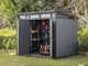 Keter Cortina 9x7 - Abri de jardin - Avec porte &agrave; double battant - 277 &times; 218 &times; 226 cm
