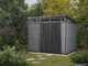 Keter Cortina 9x7 - Abri de jardin - Avec porte &agrave; double battant - 277 &times; 218 &times; 226 cm