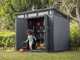 Keter Cortina 9x7 - Abri de jardin - Avec porte &agrave; double battant - 277 &times; 218 &times; 226 cm