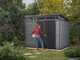 Keter Cortina 9x7 - Abri de jardin - Avec porte &agrave; double battant - 277 &times; 218 &times; 226 cm