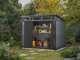 Keter Cortina 9x7 - Abri de jardin - Avec porte &agrave; double battant - 277 &times; 218 &times; 226 cm
