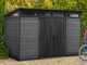 Keter Cortina 11 x 7 - Abri de jardin - Avec porte &agrave; double battant - 340 &times; 218 &times; 226 cm