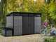 Keter Cortina 11 x 7 - Abri de jardin - Avec porte &agrave; double battant - 340 &times; 218 &times; 226 cm