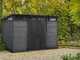 Keter Cortina 11 x 7 - Abri de jardin - Avec porte &agrave; double battant - 340 &times; 218 &times; 226 cm