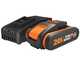 Worx WG327E - &Eacute;lagueuse sur batterie + perche de rallonge de 125 cm - 20 V 2 Ah