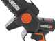 Worx WG327E - &Eacute;lagueuse sur batterie + perche de rallonge de 125 cm - 20 V 2 Ah