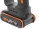 Worx WG327E - &Eacute;lagueuse sur batterie + perche de rallonge de 125 cm - 20 V 2 Ah