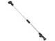 Worx WG327E - &Eacute;lagueuse sur batterie + perche de rallonge de 125 cm - 20 V 2 Ah