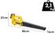 Stanley Fatmax SFMCBL714M1-QW - Souffleur de feuilles sur batterie - 18 V 4 Ah