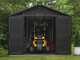 Keter Stronghold 10x8 - Abri de jardin - Avec porte &agrave; double battant - 305 &times; 243 &times; 251 cm