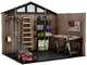 Keter Stronghold 10x8 - Abri de jardin - Avec porte &agrave; double battant - 305 &times; 243 &times; 251 cm