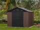 Keter Stronghold 10x8 - Abri de jardin - Avec porte &agrave; double battant - 305 &times; 243 &times; 251 cm