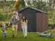 Keter Stronghold 10x8 - Abri de jardin - Avec porte &agrave; double battant - 305 &times; 243 &times; 251 cm