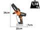 Worx WG326E.9 - &Eacute;lagueuse sur batterie - 20 V - SANS BATTERIE NI CHARGEUR