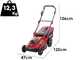 GeoTech X-Line LM-40V - Tondeuse &agrave; gazon sans fil - 40 V - Coupe 43 cm - SANS BATTERIE NI CHARGEUR