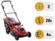 GeoTech X-Line LM-40V - Tondeuse &agrave; gazon sans fil - 40 V/4 Ah - Coupe 43 cm