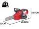 GeoTech X-Line CS-20V - Tron&ccedil;onneuse &agrave; batterie 20 V/4 Ah - Guide de 25 cm