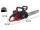 GeoTech X-Line CM-40V - Tron&ccedil;onneuse &eacute;lectrique &agrave; batterie - Guide de 40 cm - 40 V 2 Ah