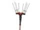 Castellari Vertigo Carbon L 18 V &ndash; Peigne vibreur 240/330 cm &agrave; batterie lithium-ion &ndash; Perche t&eacute;lescopique en carbone &ndash; SANS BATTERIE NI CHARGEUR