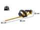 Stanley Fatmax SFMCHT655B-XJ - Taille-haie sans fil - 18 V 55 cm - SANS BATTERIE NI CHARGEUR