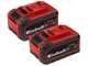 Einhell GE-LC 36/35 Li - Tron&ccedil;onneuse &eacute;lectrique &agrave; batterie 2 x 18 V 5-8 Ah - Guide de 35 cm