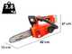 Stocker Magma E-250 LA - Tron&ccedil;onneuse &agrave; batterie - 21 V - Guide de 25 cm - SANS BATTERIE NI CHARGEUR