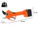 Stocker Magma E-40 TP - S&eacute;cateur &eacute;lectrique - Diam&egrave;tre de coupe 40 mm - 21 V / 2.6 Ah