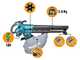 Makita DUB187Z - Souffleur aspirateur &agrave; feuilles sur batterie - 18 V 5 Ah