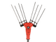 Blue Bird Olimpo 24-56 AT - Peigne vibreur &eacute;lectrique 225/310 cm &agrave; batterie au lithium 3 x 21 V 5 Ah - Perche t&eacute;lescopique en carbone