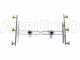Couple de rampes inox de d&eacute;sherbage avec Jets papillon laiton 3+3 &eacute;quip&eacute; de supports INOX