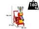 GeoTech Pro TWPM200 - Presse &agrave; pellets pour tracteur - Fabrication de pellets pour le chauffage
