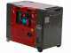 GeoTech Pro DGP8000SE-3 - Groupe &eacute;lectrog&egrave;ne diesel silencieux sur chariot avec AVR 6 kW - Continu 5.5 kW Triphas&eacute;