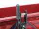 Benne basculante pour tracteur GeoTech PRO TB180 en m&eacute;tal - Lame de raclage