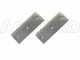 Kit 2 lames de rechange pour broyeurs GeoTech PCS30, PCS70 et PCS90