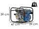 Hyundai WP50 - Motopompe thermique auto-amor&ccedil;ante - Raccords 50 mm