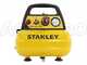 Stanley DN 200/8/6 - Compresseur d'air &eacute;lectrique portatif monophas&eacute;, oil-less - Moteur 1.5 CV - 6 L