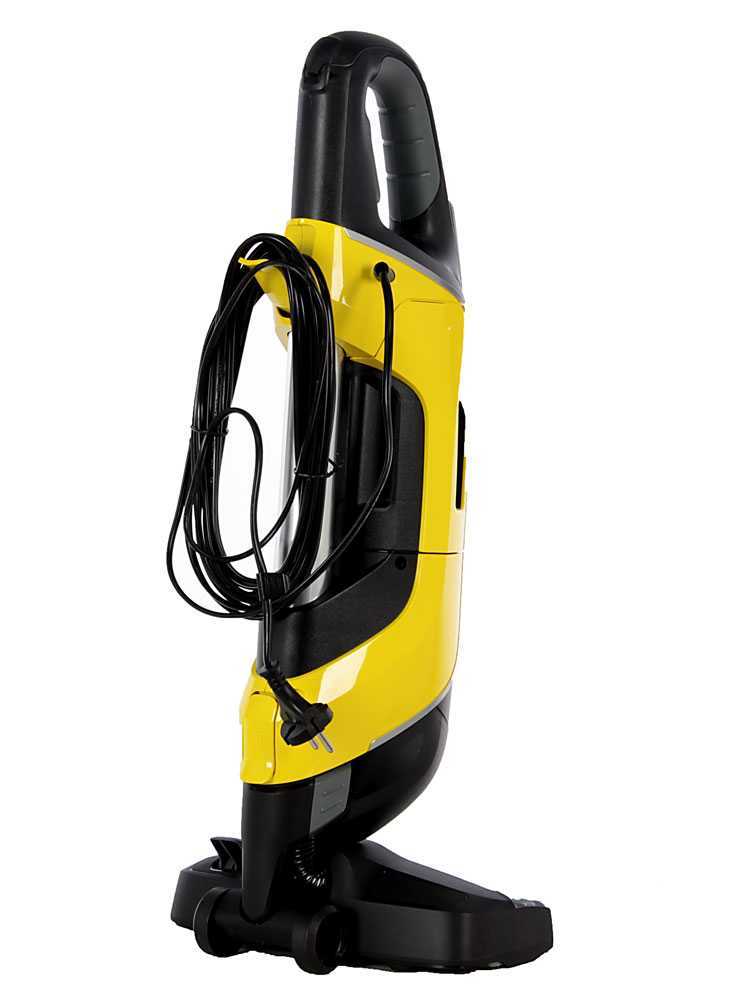 Aspirateur balai compact - Kärcher VC5 - Sans sac - Jaune - Petit suceur -  Usage général - HEPA - 40 min - Cdiscount Electroménager