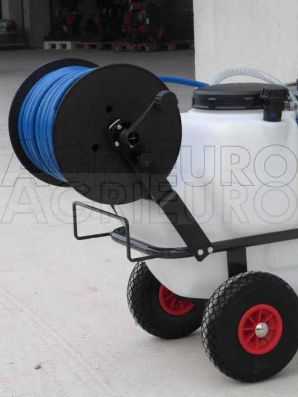 Motopompe de pulv&eacute;risation Comet MC 20/20 - moteur &eacute;lectrique monophas&eacute; sur chariot avec cuve 50 l