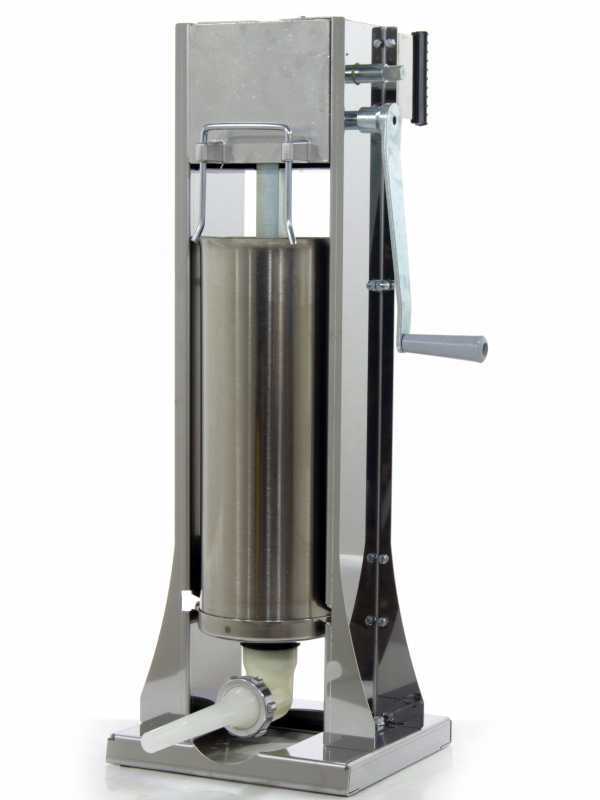 Poussoir &agrave; saucisse vertical Reber 8973 V INOX &agrave; 2 vitesses avec carter - Capacit&eacute; 10 Kg