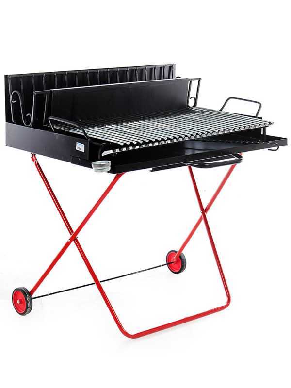Pegoraro Angelo 323 Maxi - Barbecue portable &agrave; bois et charbon - Pliant