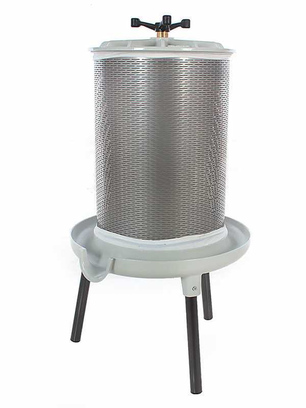 Grifo PEW40 - Pressoir hydraulique pour fruits 40 L &ndash; Cuve en acier inoxydable