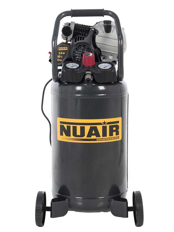 Nuair FU 227/10/30V - Compresseur d'air &eacute;lectrique compact - Moteur 2 CV - 30 L