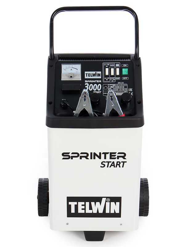 Telwin Sprinter 3000 Start - Chargeur de voiture et d&eacute;marreur - batteries humides/d&eacute;marrage-arr&ecirc;t 12/24V