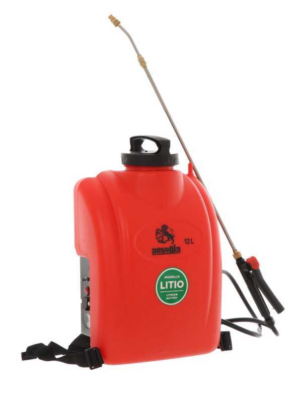 Pompe de pulv&eacute;risation dorsale &agrave; batterie Ausonia - &agrave; dos &eacute;lectrique, 12 litres