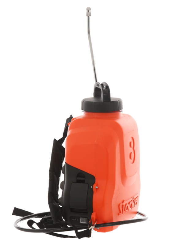 Pompe de pulv&eacute;risation &agrave; dos Stocker - batterie au Lithium 8 Litres
