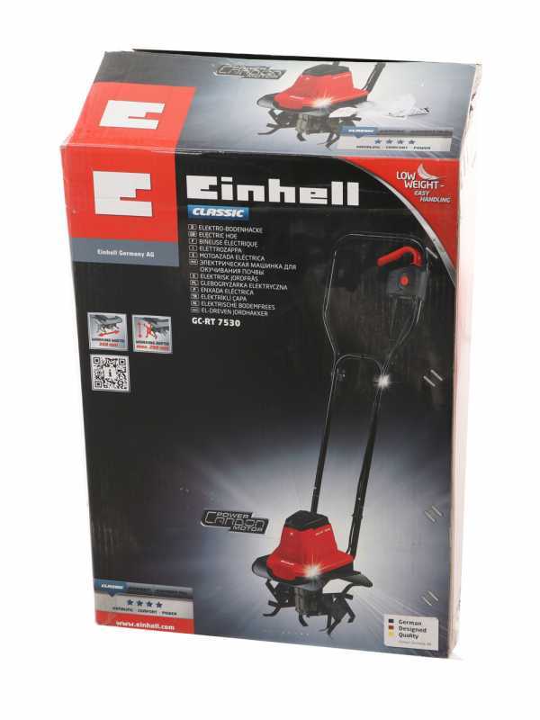 Motobineuse avec moteur &eacute;lectrique Einhell GC-RT 7530 - moteur 750 W, 4 rang&eacute;es de fraises