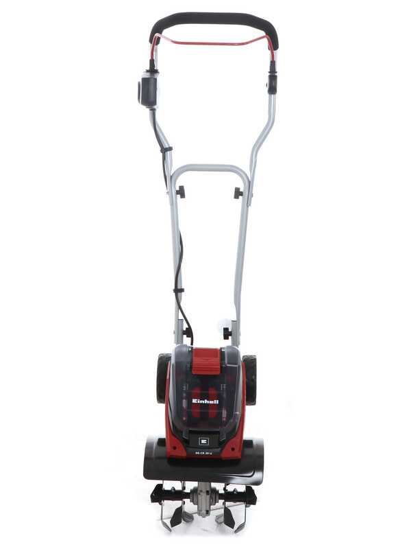 Einhell GE-CR 30 Li - Motobineuse &agrave; batterie avec roues - 2 batteries 18V 4Ah