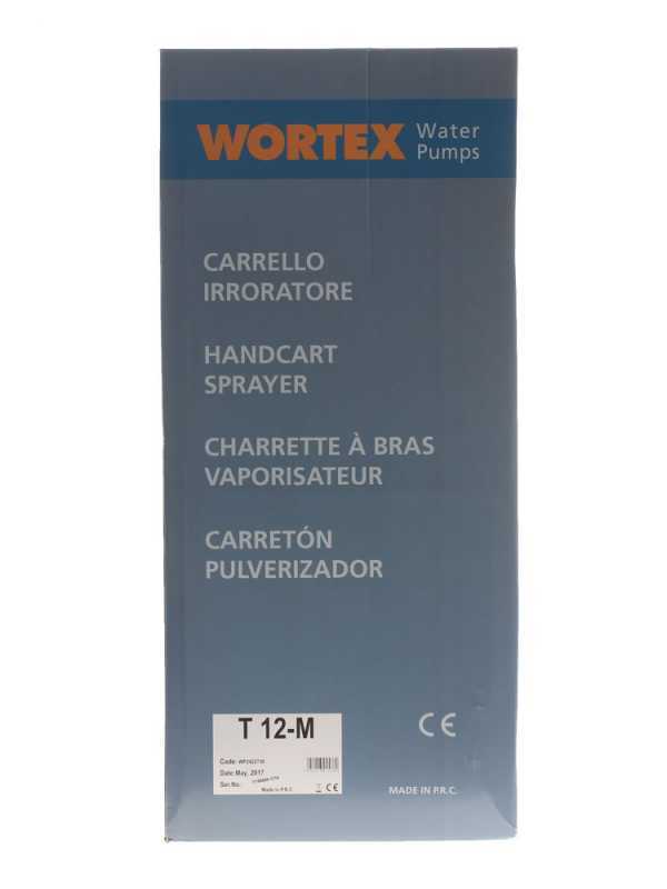 Pulv&eacute;risateur manuel Wortex T16-M - pompe sur trolley - r&eacute;servoir 16 L