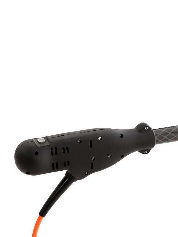 Castellari Tornado Carbon L V3 - Peigne vibreur &eacute;lectrique &agrave; batterie - Perche en carbone 230/330cm